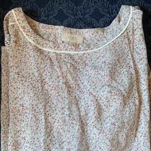 Loft floral blouse, size M